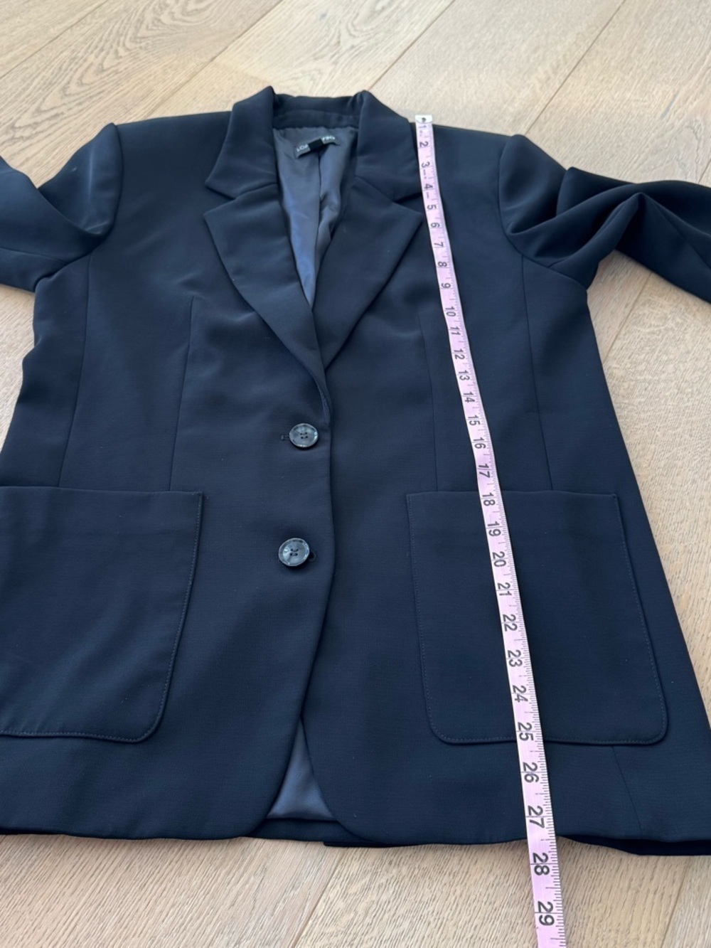 LOFT Versa Crepe Drape Oversized Blazer Black Size 2 - Picture 10 of 13